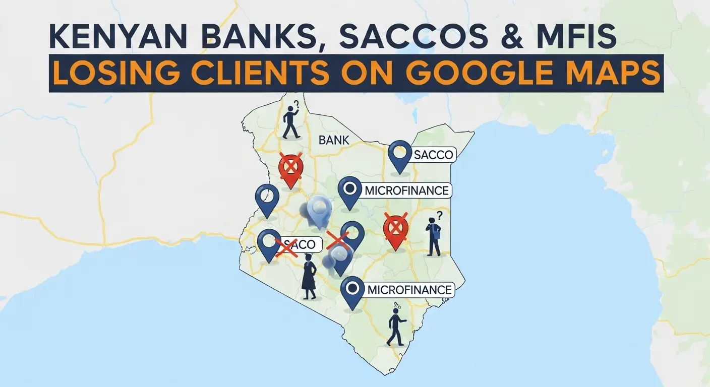 Kenyan Banks, SACCOs & MFIs Losing Clients on Google Maps