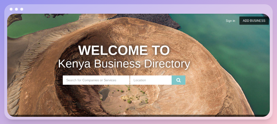 Online business directory