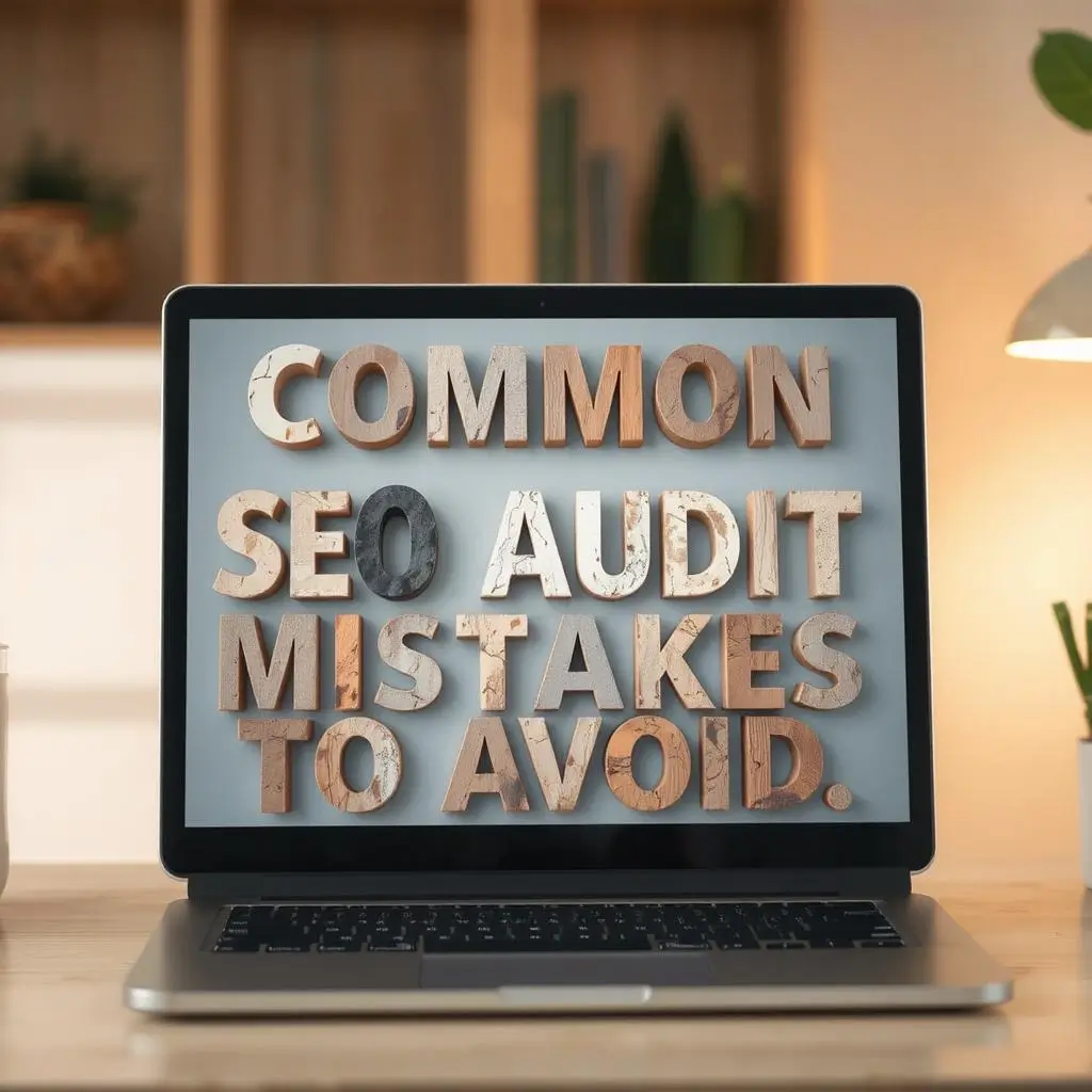 An image of a desktop screen showing the Common SEO Audit Mistakes to Avoid
