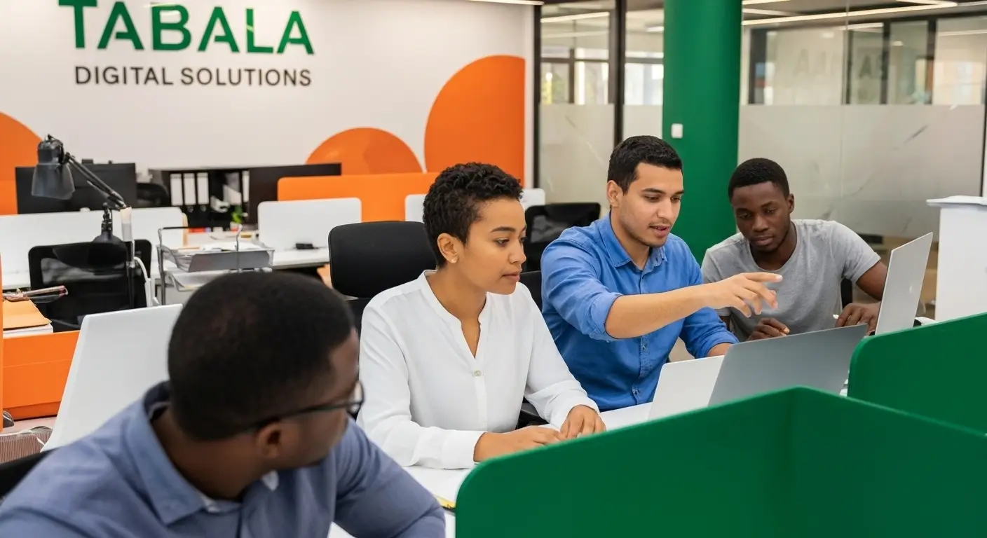 Tabala Digital Solutions team working on Google Maps SEO for Kenyan businesses
