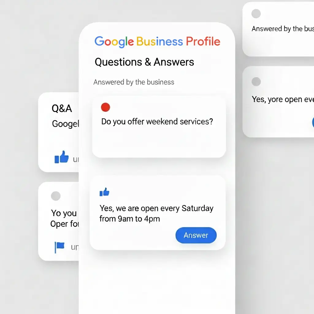 Example of a Google Business Profile Q&A interaction, with a customer question and a helpful business response — showing how Kenyan businesses can engage customers directly.