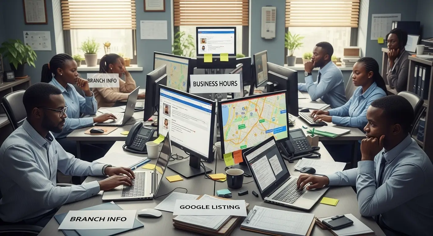 Most Kenyan financial institutions didnt build their Google presence it built itself